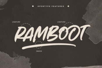 brush font