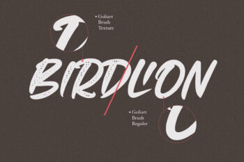brush font