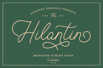 monoline script font
