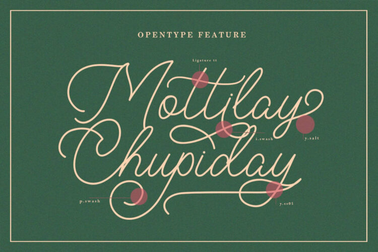 monoline script font