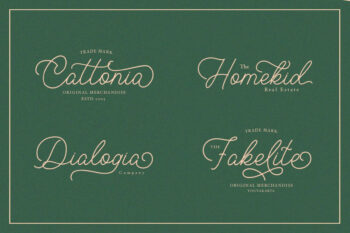 monoline script font
