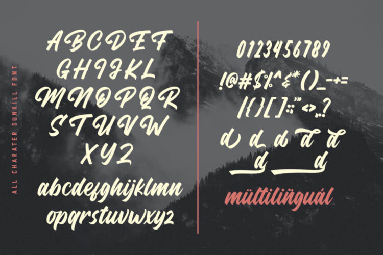 script font